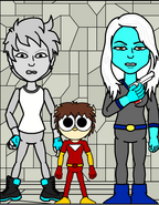 Poomy (Iron Poom MK I) with Agnetia (As Soniboom) and Bluestreak