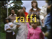 Raffi's name in title card #2