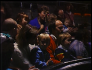 The audience on the balcony