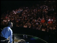 Raffi and the audience patting their knees for the thunder