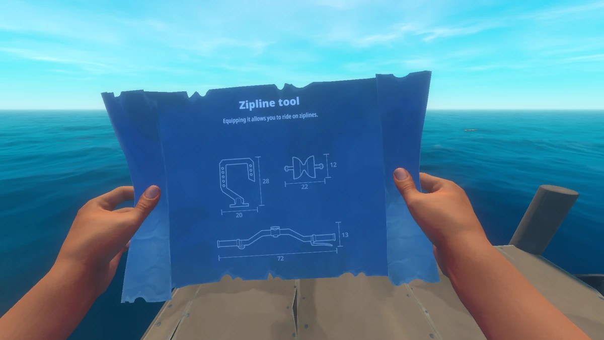 Blueprint Zipline Tool Official Raft Wiki