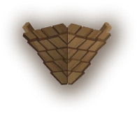 Inverted Solid Wooden Roof Corner - Official Raft Wiki