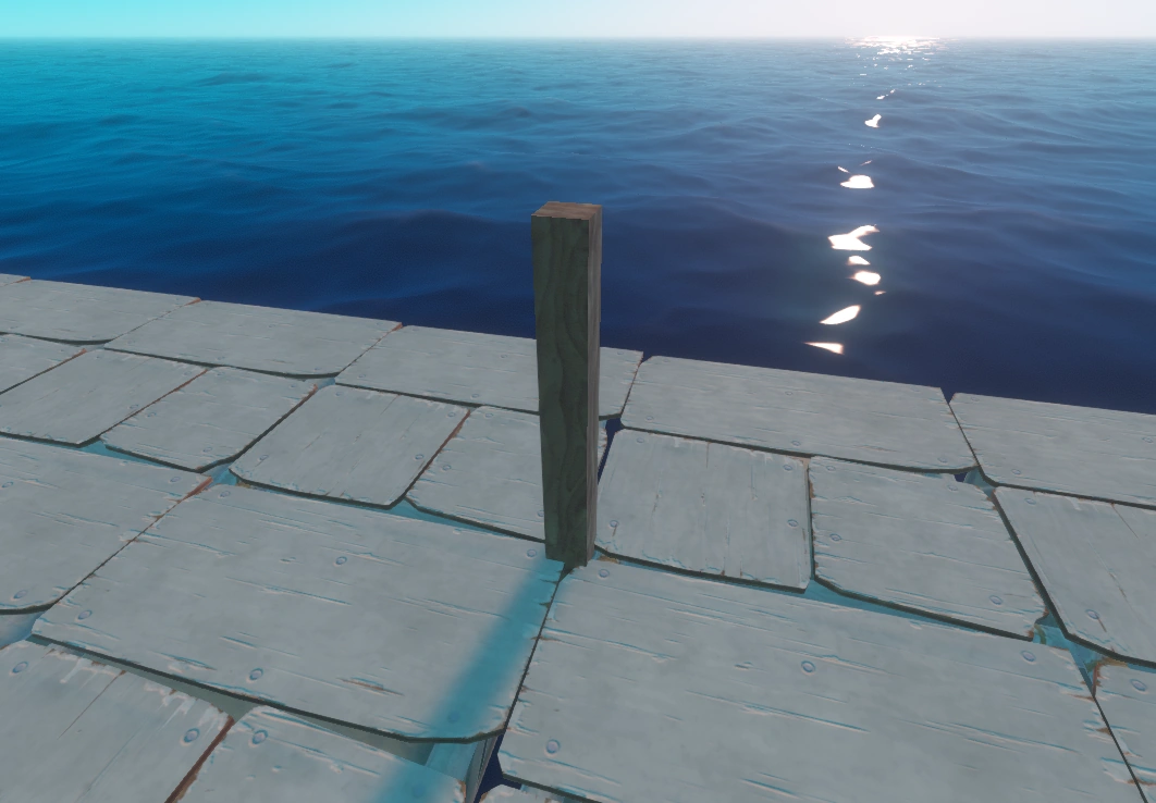 Half Wooden Pillar - Official Raft Wiki