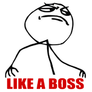 Like a boss!
