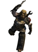 A rendition of a Gearhead trooper