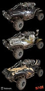 Gearhead vehicle concept art by artist Joey Struve