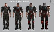 Crimson armor progression