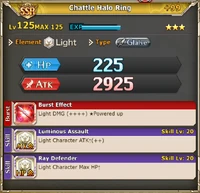 MLB Chattle Halo Ring with +99 bonus stats