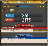 MLB Thunderbird with +99 bonus stats