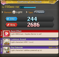 FLB Cowhoney Cow Smash with +99 bonus stats