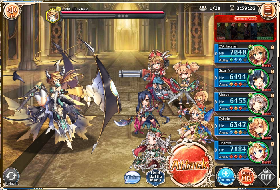 Crucible of Combat vs The Demon Gluttony Kamihime Project Wiki Fandom