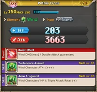 FLB Potnia Cross with +99 bonus stats
