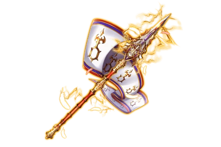 Thunder Spear Crest Flag