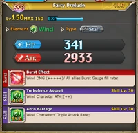 FLB Fairy Prelude with +99 bonus stats