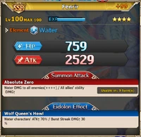 MLB Fenrir with +99 bonus stats
