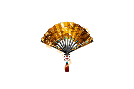 Night Bird Folding Fan