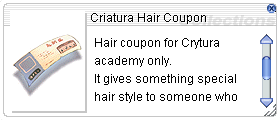 Criatura Hair Coupon - Ragnarök Wiki