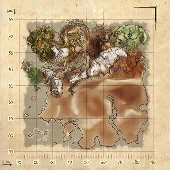 Map Ragnarok Ark Survival Evolved Map Wiki Fandom