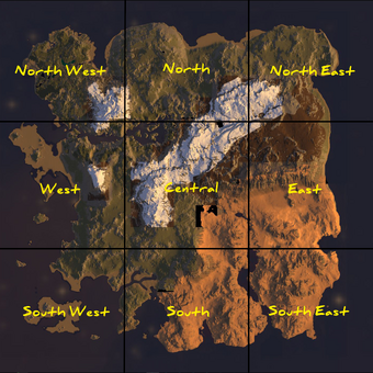 Biomes Ragnarok Ark Survival Evolved Map Wiki Fandom