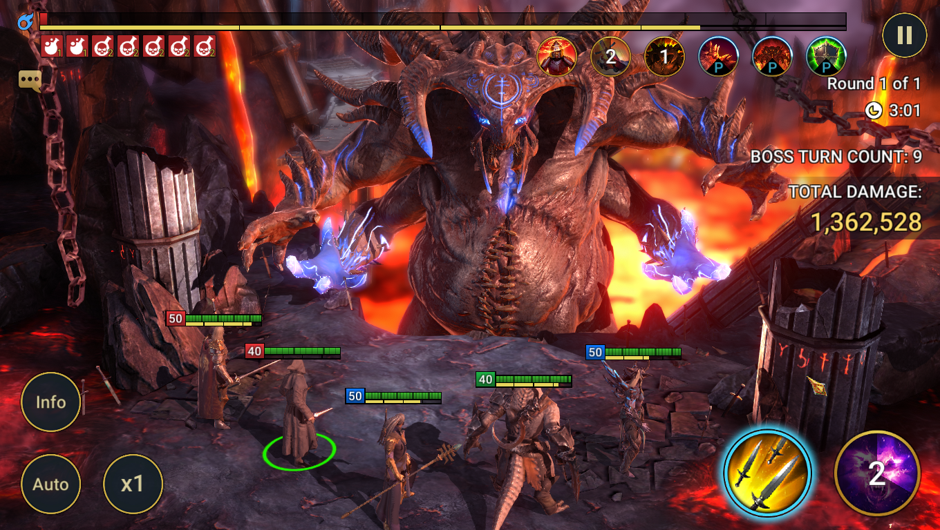 Golem raid boss top