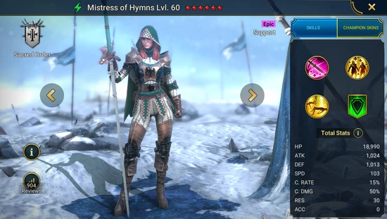 Mistress of Hymns | Raid: Shadow Legends Wiki | Fandom