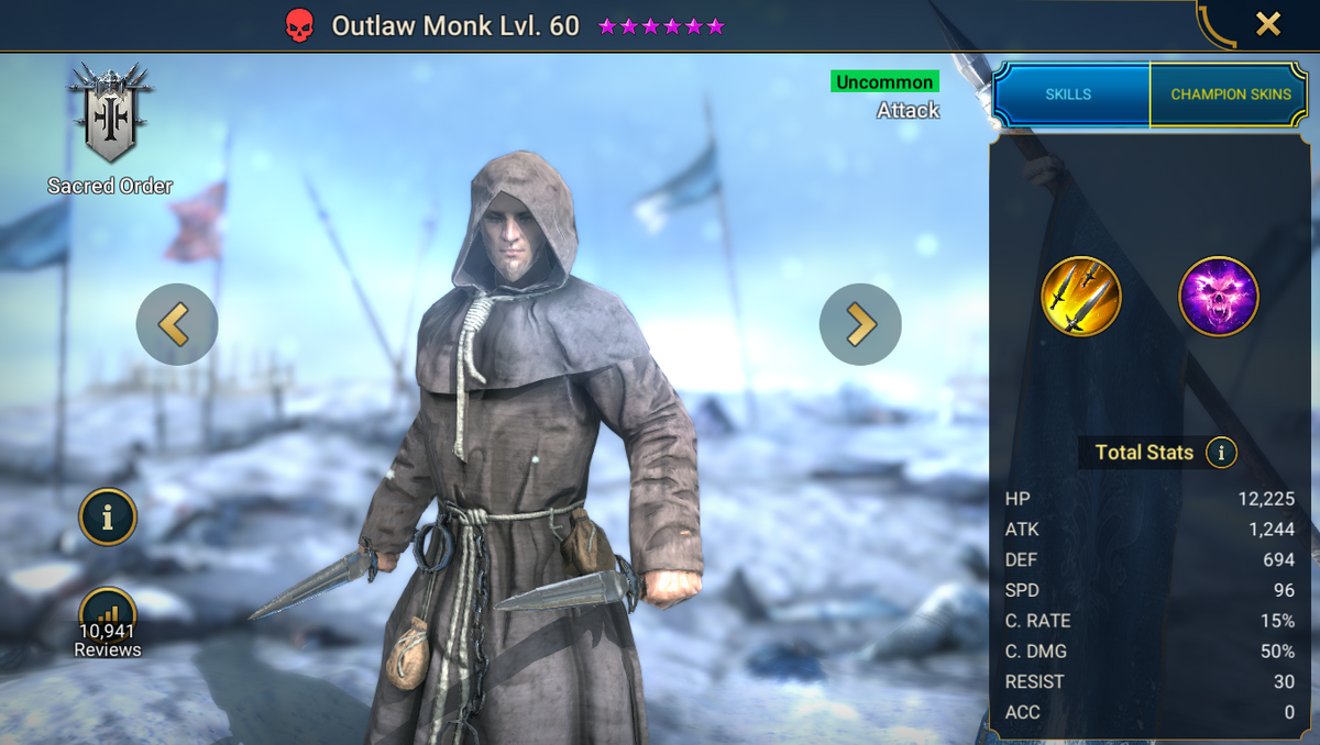 Outlaw Monk | Raid: Shadow Legends Wiki | Fandom