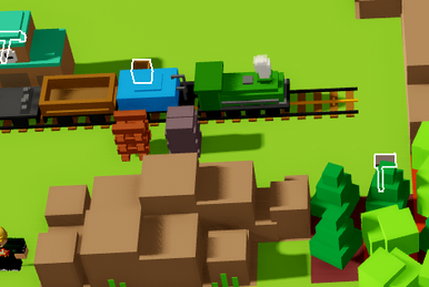 Roblox - Rail Frenzy - Playing With The Devs 