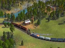 A screenshot from Sid Meier's Railroads!