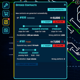 Contracts Tab 0.11.18 with freight