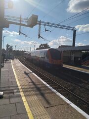 Class 710 arriving at Wood Street