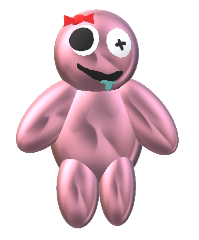 rainbow friends pink png 