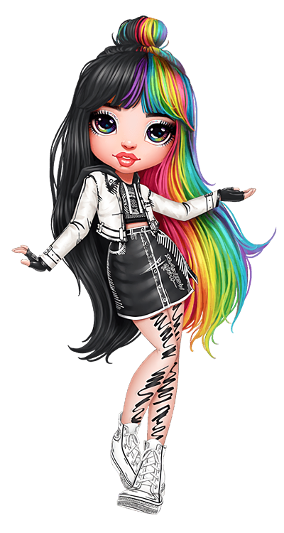 Rainbow High Jett Dawson Doll High Art of Fashion Collector Edition & 2 Outfits 