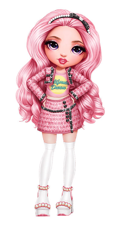 Rainbow high fashion doll bella parker pink FLI0035051570738 - Conforama