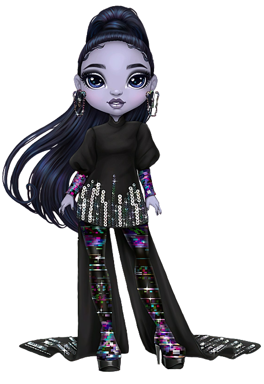 Rainbow High Shadow High - Reina « Glitch » Crowne - Poupée Mannequin  Violette avec Tenue à la Mode et Plus de 10 Accessoires Colorés - Idéal  pour Les