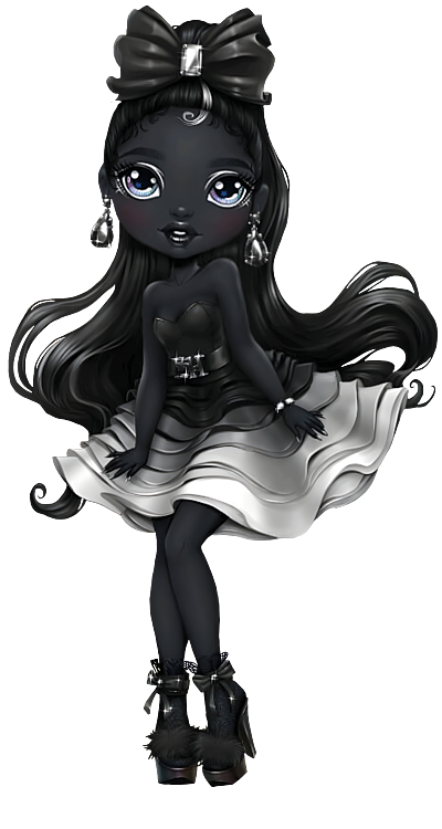 Rainbow High - Shadow High Doll Série 1 - Shanelle Onyx (Onyx