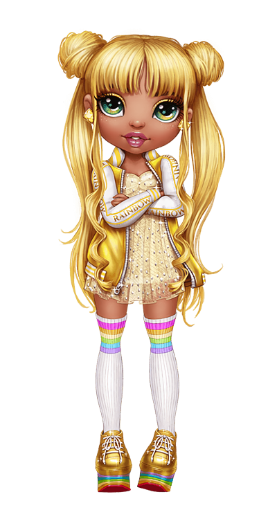 Rainbow High Fashion Doll - Sunny Madison - Yellow Themed Doll