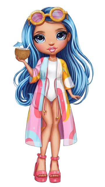 rainbow surprise big dress up fashion Rainbow High Georgia Bloom Fashion Doll – Maziply Toys main image 1