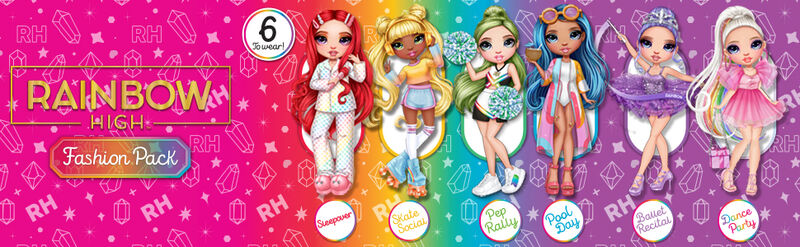 Rainbow High Ruby Anderson, Poppy Rowan, Sunny Madison, Jade