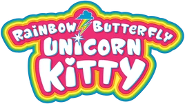 Rainbow Butterfly Unicorn Kitty logo