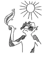 A goblin with the Sunshine Feather in Goldie.