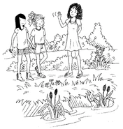 Rachel and Kirsty meeting Alana in Rosalie.