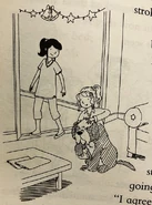 Buttons' ears drooped as he left the conservatory with the girls. Rachel stroked his head. "Don't be upset, Buttons," she said.jpg (93 KB) Buttons' ears drooped as he left the conservatory with the girls. Rachel stroked his head. "Don't be upset, Buttons," she said.