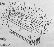 Bathtub full of ice cream