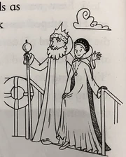 King Oberon and Queen Titania were already climbing aboard the Royal Boat