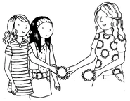 Rachel and Kirsty meet Laura.