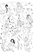 All Weather Fairies 1st Page.png (99 KB) All the Weather Fairies From the 1st Page of each Weather Fairies Book