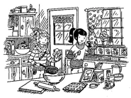 "I love making mince pies," said Rachel Walker.