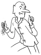 Goblin holding Esme's charm