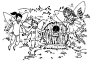 Rachel, Kirsty and Natalie arrived outside The Christmas Grotto in a flurry of sparkles