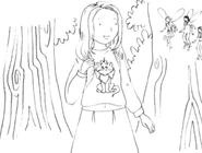 Rebecca finding the fairies